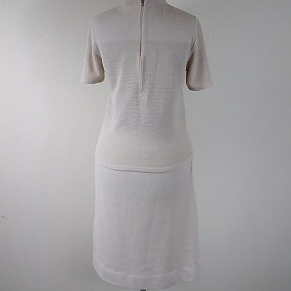 Vintage James Kenrob By Dalton Knit Tow Pc Skirt and Blouse Size M - Picture 7 of 13